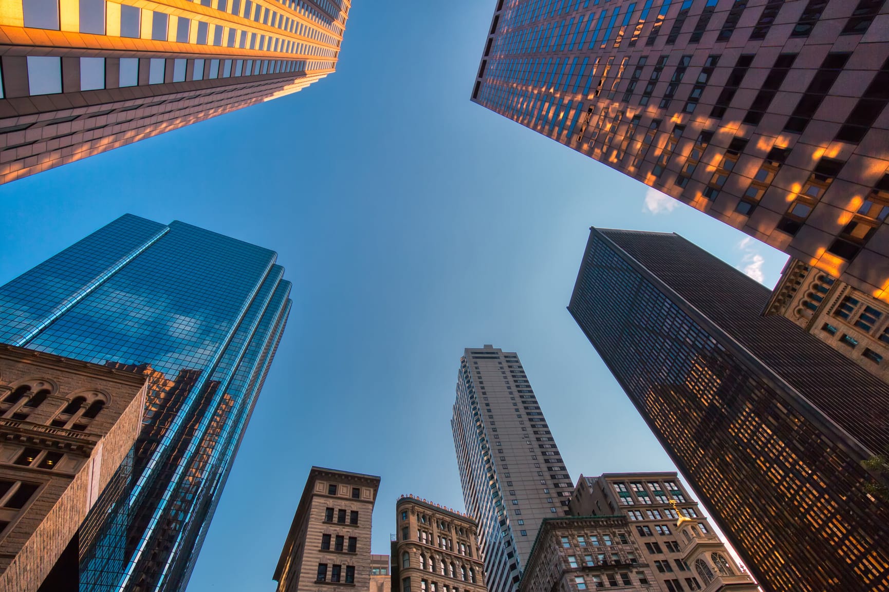 City skyscrapers