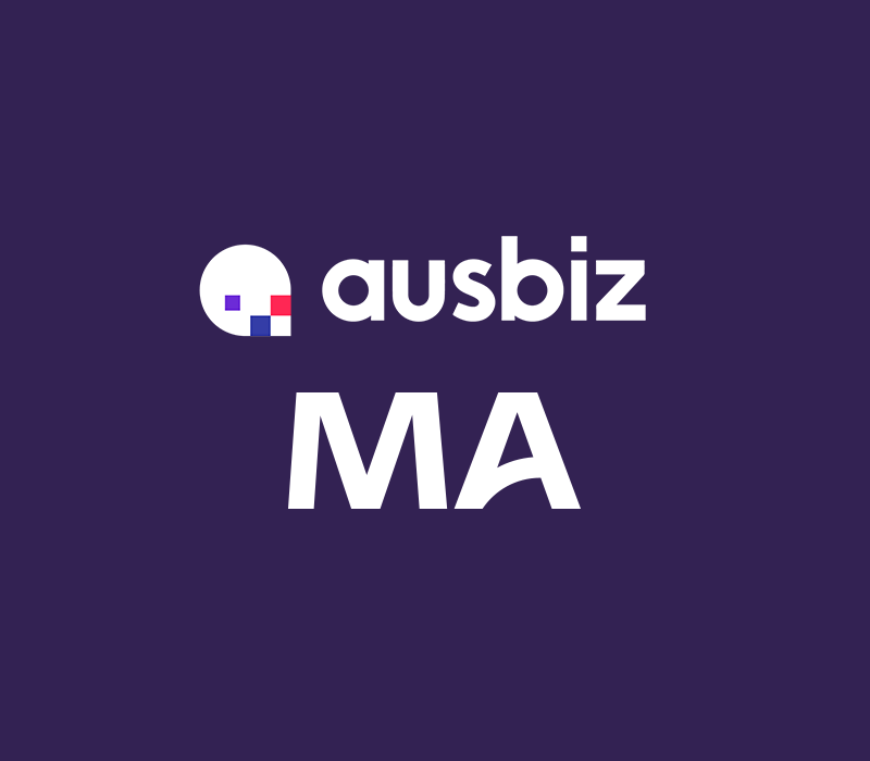 Ausbiz and MA financial logos