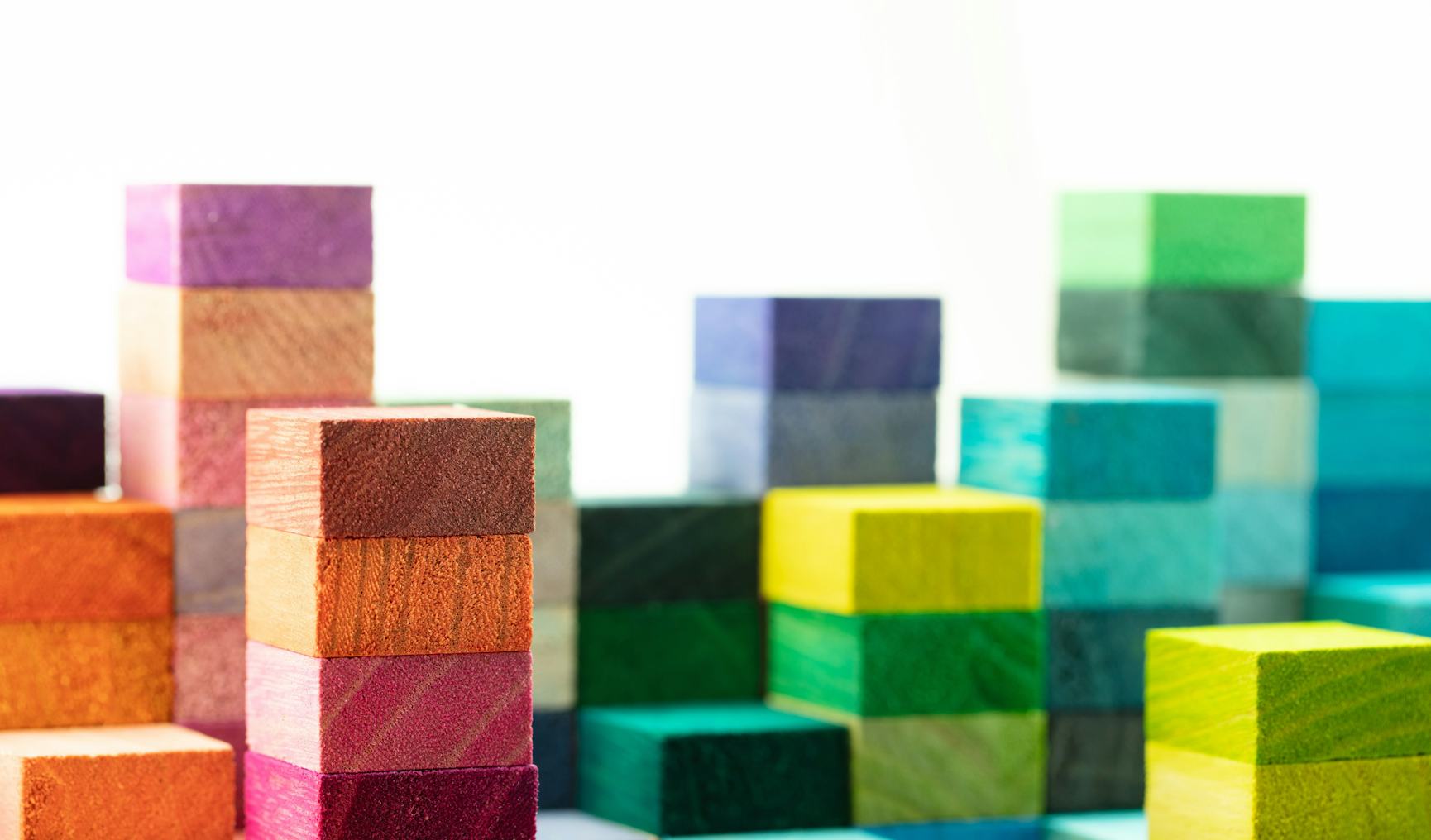 Colourful Lego blocks
